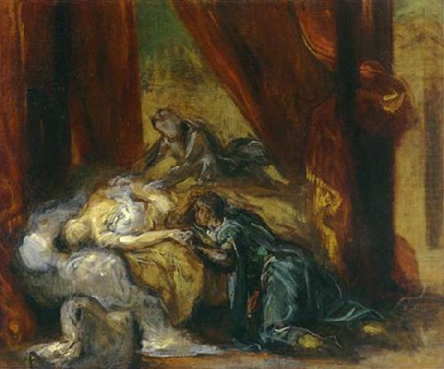 Eugene Delacroix The Death of Desdemona china oil painting image